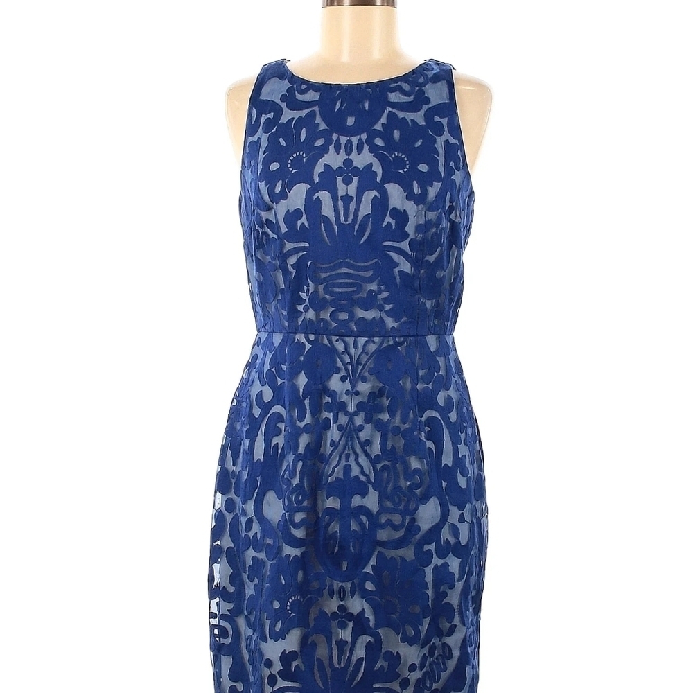 Katherine Kelly Blue Lace Cocktail Dress,  Size 10